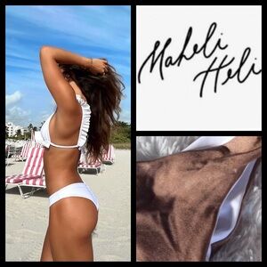 NWT Maheli Heli Reversible Scrunch Back Bottoms